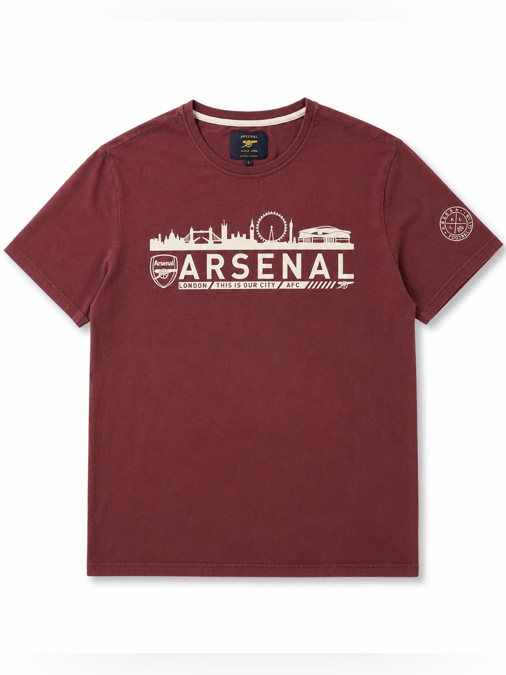 Arsenal FC This Is Our City T-Shirt, L, EXCELLENT CONDITION